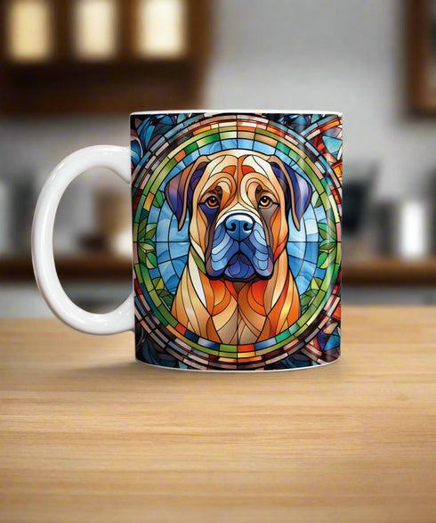 Bull Mastiff Suncatcher Artwork Ceramic Mug